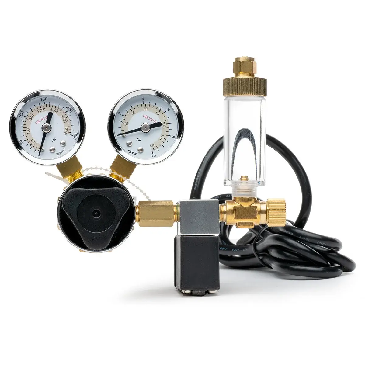 Milwaukee MA957 CO2 regulator with solenoid valve