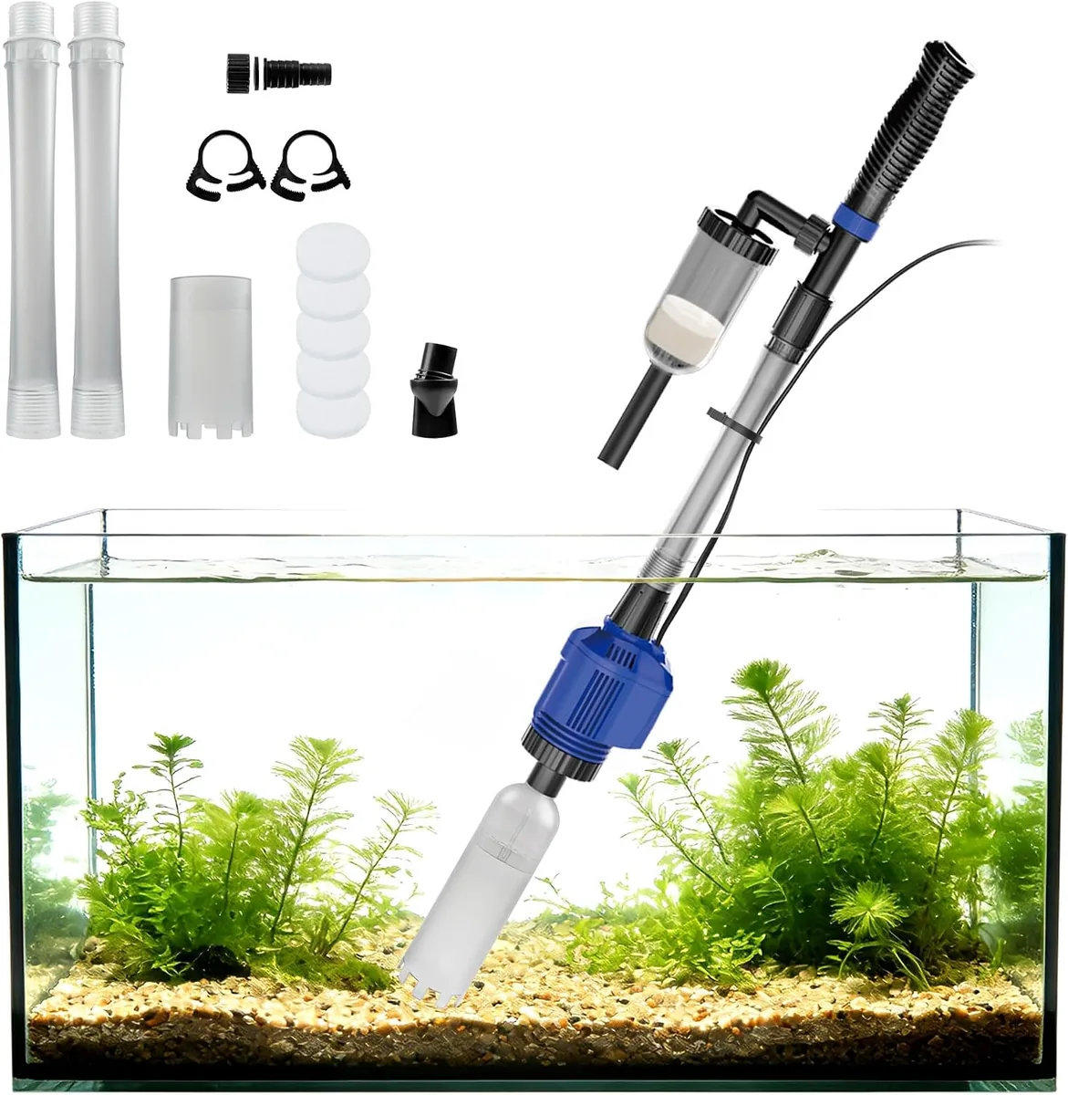 NICREW Electric Gravel Cleaner aquarium gravel vacuum