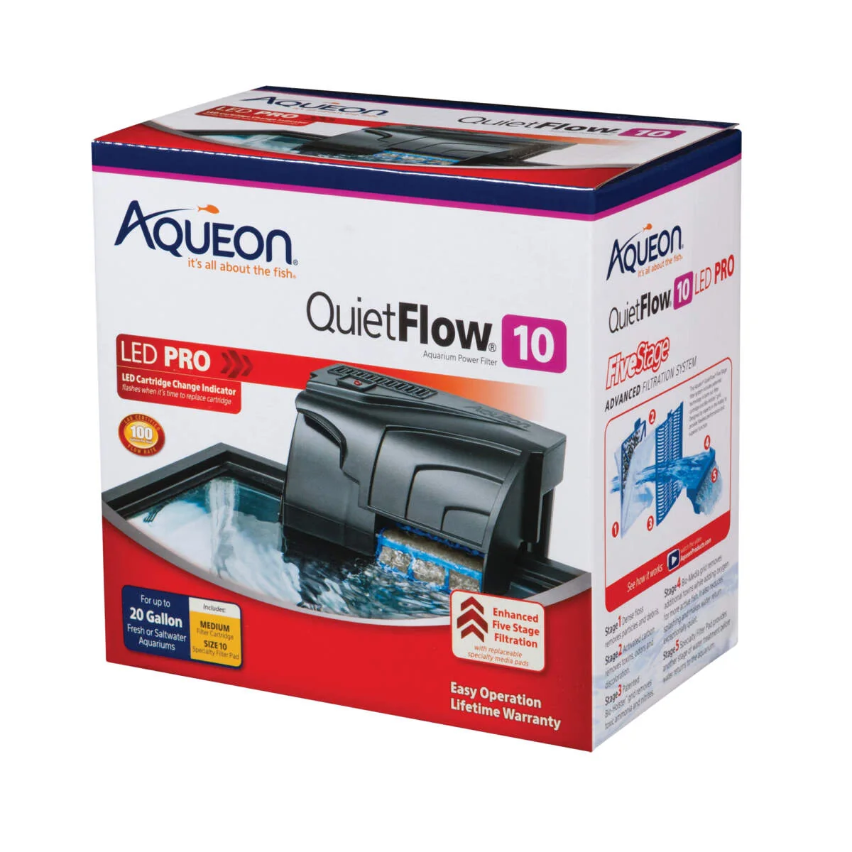 Aqueon QuietFlow 10 LED PRO product image