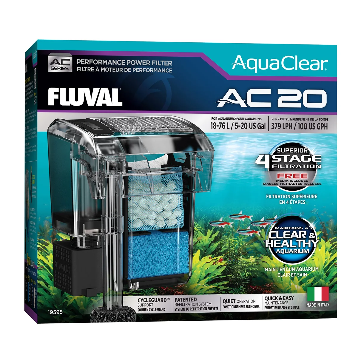 Fluval AquaClear 20 Power Filter product image