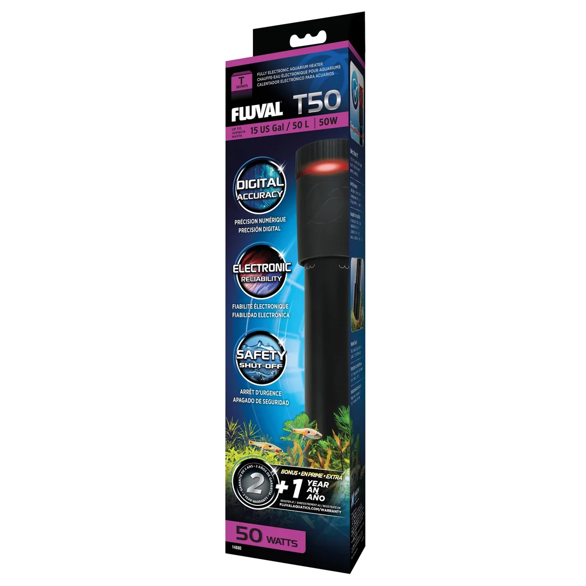 Fluval T50 Fully Electronic Heater product image
