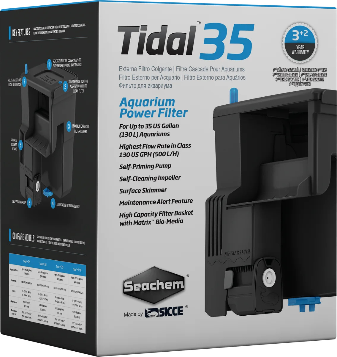 Seachem Tidal 35 Power Filter product image